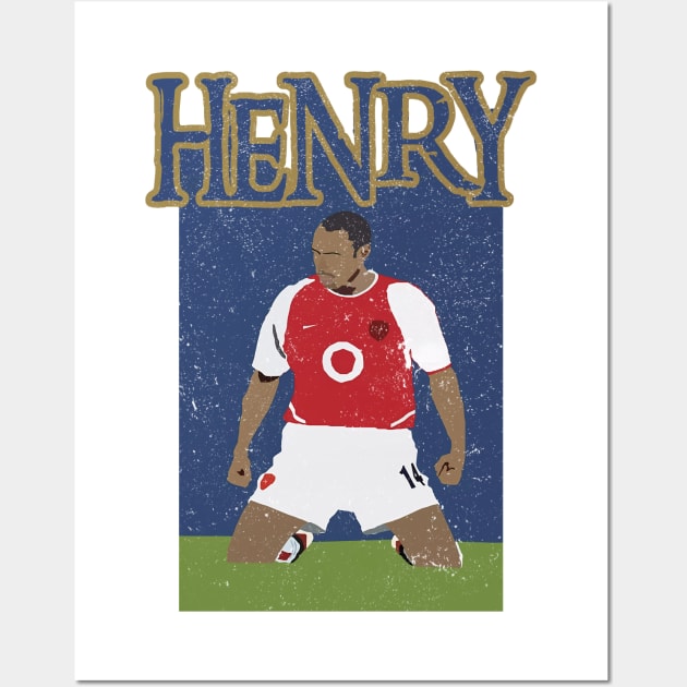 Thierry Henry Wall Art by TerraceTees